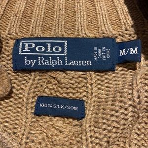 Tan Ralph Lauren sweater size M